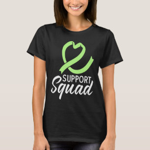 T-shirt Équipe de soutien Sensibilisation à la santé menta