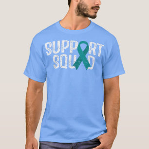 T-shirt Équipe de soutien Sensibilisation au cancer des ov