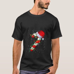 T-shirt Equipe de Sucre de canne pour femmes Père Noël Noë