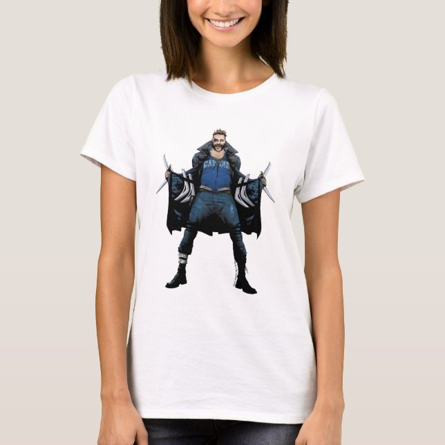 T-shirt Équipe de suicide | Boomerang Comic Book Art (Devant)