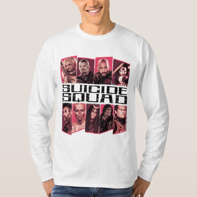 T-shirt Équipe de suicide | Emblème du groupe X de la Task (Devant)