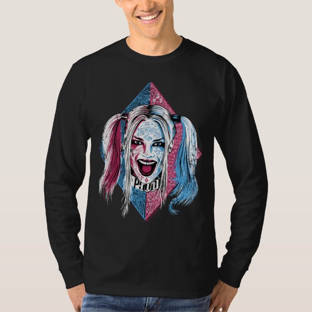 T-shirt Équipe de suicide | Harley Laugh 2 (Devant)