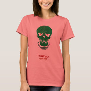 T-shirt Équipe de suicide   Icône Tête Croc de tueur