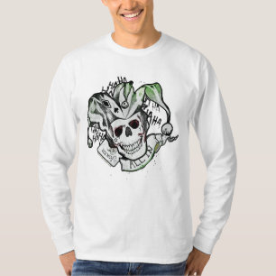 T-shirt Équipe de suicide   Joker Crull "All In" Tattoo Ar