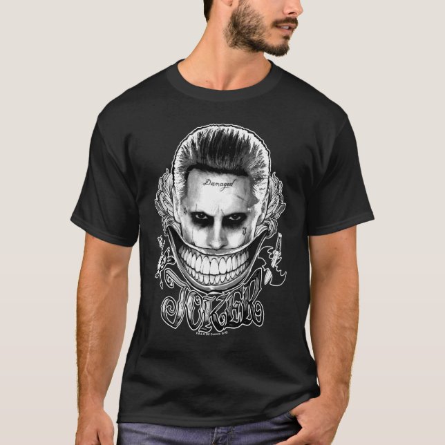 T-shirt Équipe de suicide | Joker Smile (Devant)