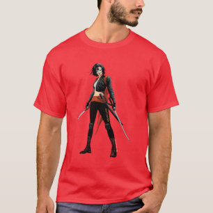 T-shirt Équipe de suicide   Katana Comic Book Art