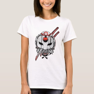 T-shirt Équipe de suicide   Katana Masque & Epées Tatouage