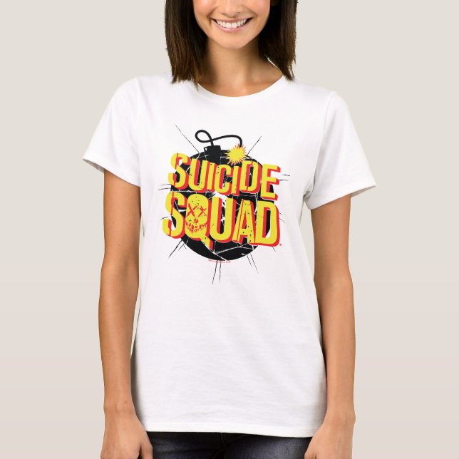 T-shirt Équipe de suicide | Logo de la bombe 3 (Devant)