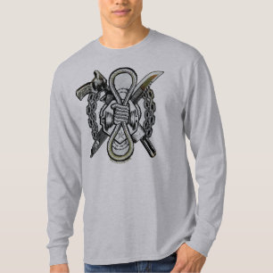 T-shirt Équipe de suicide   Slipknot Armes Tattoo Art