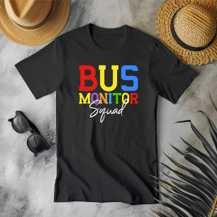 T-shirt Équipe de surveillance de bus