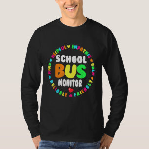 T-shirt Équipe de surveillance des autobus scolaires Rappr