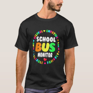 T-shirt Équipe de surveillance des autobus scolaires Rappr