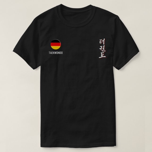 T-shirt Équipe de Taekwondo (Design devant)