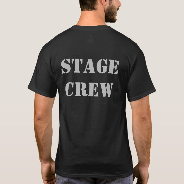 T-shirt Équipe de théâtre du lycée avec nom (Dos)