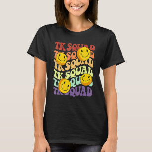 T-shirt Équipe de Tk retro sourire face retour à l'école