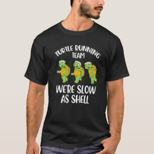 T-shirt Équipe de Tortues en Course Nous sommes Lents Comm