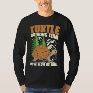 T-SHIRT ÉQUIPE DE TORTUES EN COURSE ON EST LENT COMME LA C