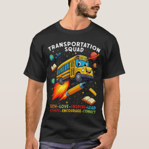 T-shirt Équipe de transport Drôle de chauffeur d'autobus s