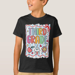 T-shirt Équipe de troisième année de retour à l'école 3e a