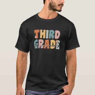 T-shirt Équipe de troisième année Enseignant élève Groovy