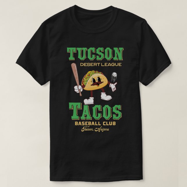 T-shirt Équipe de Tucson Tacos de baseball mineur de la Li (Design devant)