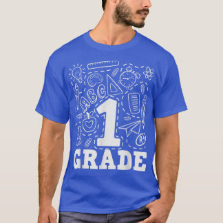 T-shirt Équipe de typographie de 1ère année 1ère année Ret