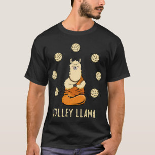 T-shirt Équipe de Volley Llama