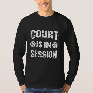 T-shirt Équipe de Volleyball Rétro Athlétique Sport Net Sp