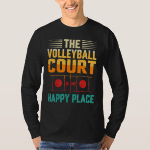 T-shirt Équipe de Volleyball Rétro Athlétique Sport Net Sp