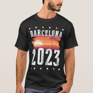 T-shirt Équipe de voyage de Barcelone 2023