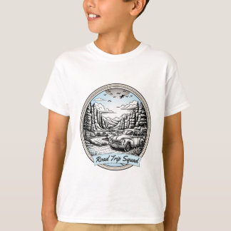 T-shirt Équipe de voyage sur la route