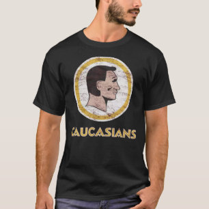 T-shirt Équipe de Washington Caucasiens de football améric