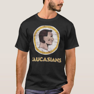 T-shirt Équipe de Washington Caucasiens de football améric