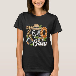 T-shirt Équipe de zoo Animaux de safari Faune Animal sauva