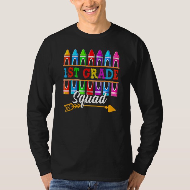 T-shirt Équipe d'élèves de 1re année Première équipe d'ens (Devant)