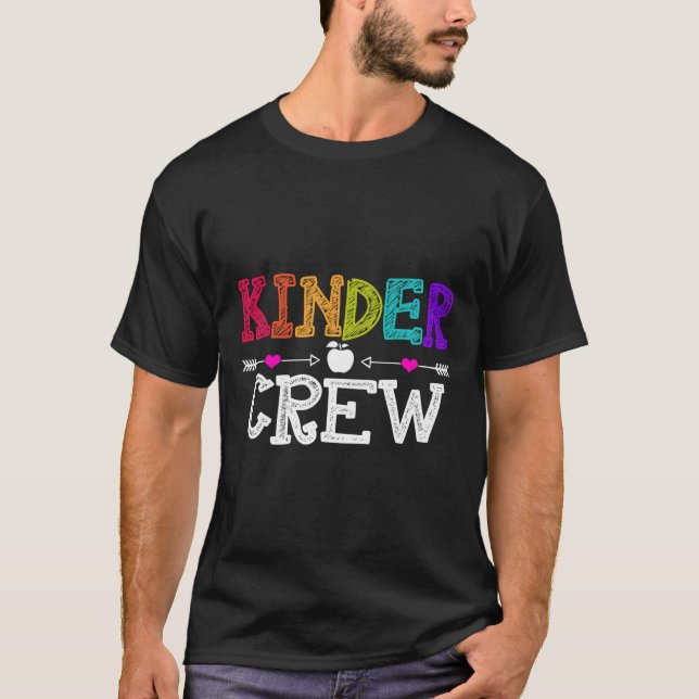 T-shirt Équipe D'Enfants Retour À L'École Maternelle Profe (Devant)