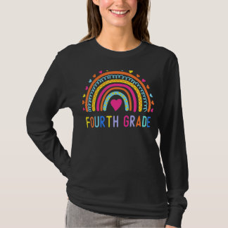 T-shirt Équipe d'enseignant 4e G de classe Rainbow Girls B