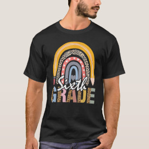 T-shirt Équipe d'enseignants de sixième année de l'arc-en-