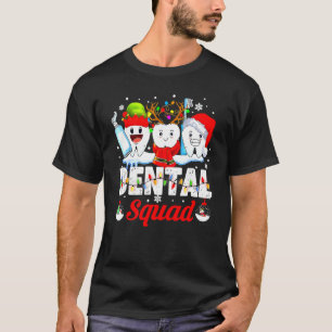 T-shirt Équipe Dentaire Dents Brosse à Dents Dentiste Hygi