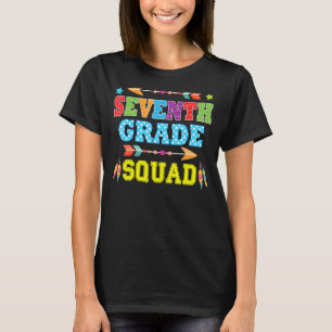 T-shirt Équipe d'équipe de 7e année Rocks Septième année R