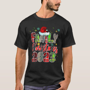 T-shirt Équipe des costumes de Noël de la famille 2023 Pèr