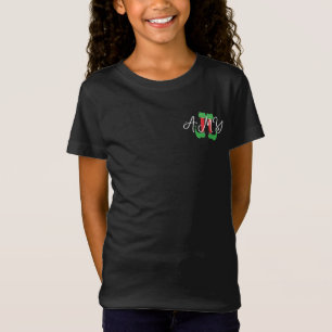 T-Shirt Équipe des talons elfes Fête de Noël Nom
