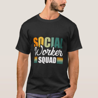T-shirt Équipe des travailleurs sociaux