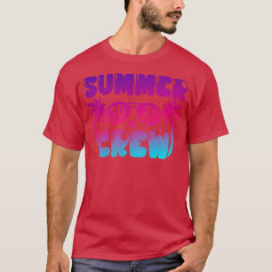 T-shirt Équipe d'été 2023 Plage Vacances d'été en famille