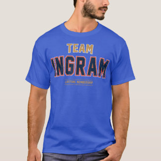 T-shirt Équipe détendue Ingram Fière Famille Nom Dernier N
