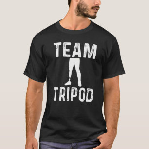 T-shirt Équipe d'humour amputé Tripode corrigé une jambe a