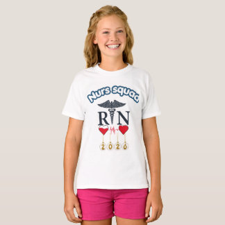 T-shirt Équipe d'infirmières 2026 tenue de famille assorti