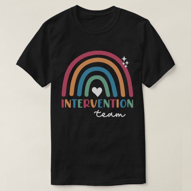 T-shirt Équipe d'intervention Arc-en-ciel (Design devant)