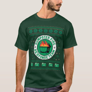 T-shirt Équipe d'intervention en décharge enflammée