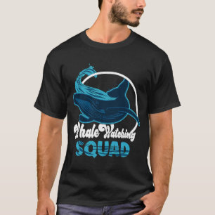 T-shirt Équipe d'observation des baleines mignonnes